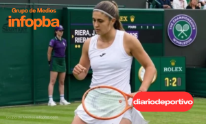 Julia Riera luchó hasta el final, pero quedó eliminada en la qualy de Wimbledon
