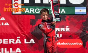 Podio y proyección: el pergaminense Juan Manuel García brilló en la RCM