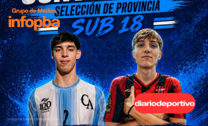 Villalba y Nader, convocados a la Selección Bonaerense Sub 18