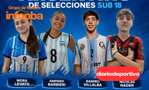 Barbieri, Levato, Villalba y Nader representan a Pergamino en Miramar