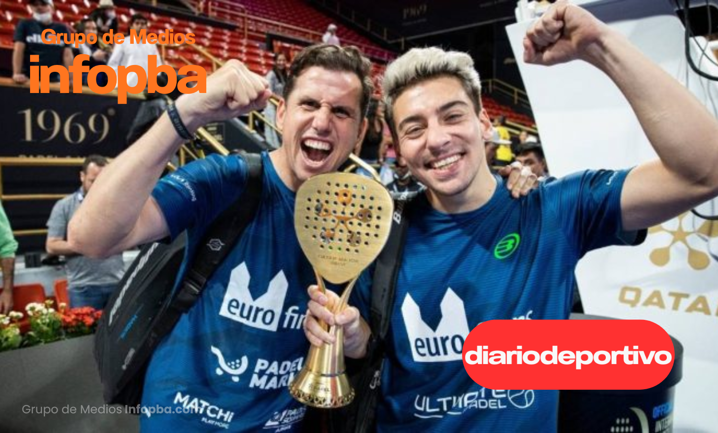 Paquito Navarro y Martín Di Nenno vuelven a jugar juntos y revolucionan el pádel mundial