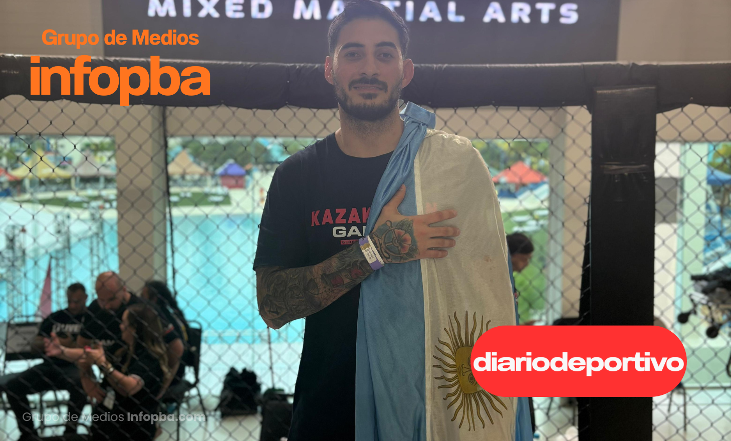 Samuel Cirando dijo presente en el scouting nacional de MMA y destacó el crecimiento de la disciplina en Argentina