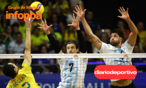 Argentina estuvo cerca del batacazo, pero Brasil reaccionó y se quedó con un partidazo en la VNL