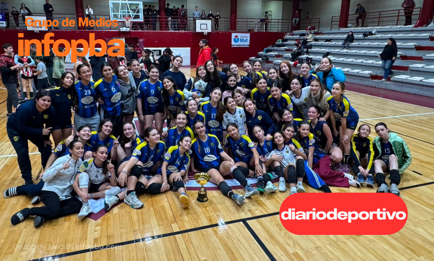 Orgullo pergaminense: Gimnasia conquistó la Primera Etapa de la Liprobo A2