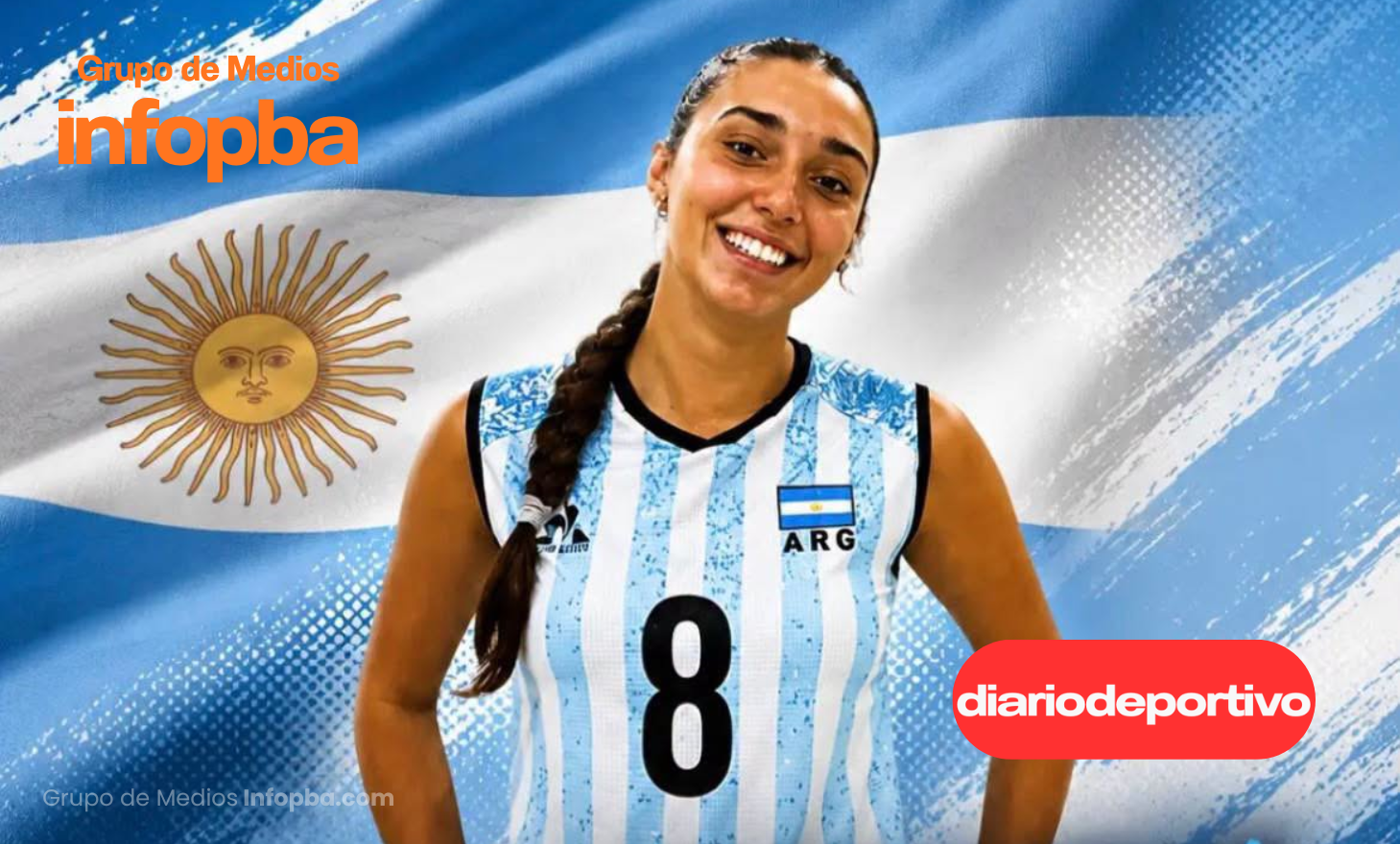 Amparo Barbieri representará a la Argentina en el Mundial U17 de vóley con Las Panteritas