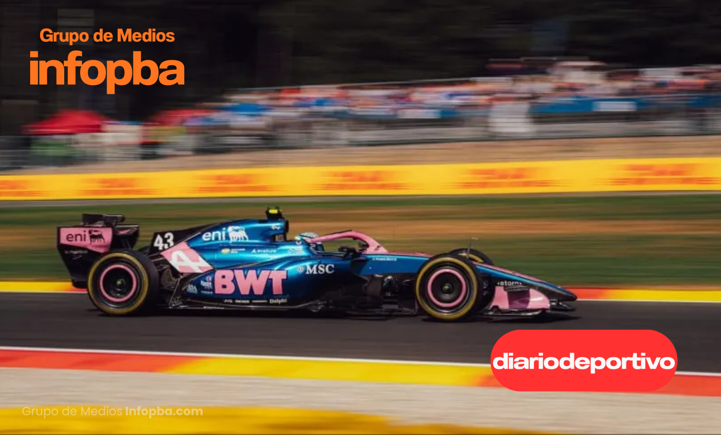 Colapinto largará 11° en el GP de Bélgica y buscará meterse en los puntos