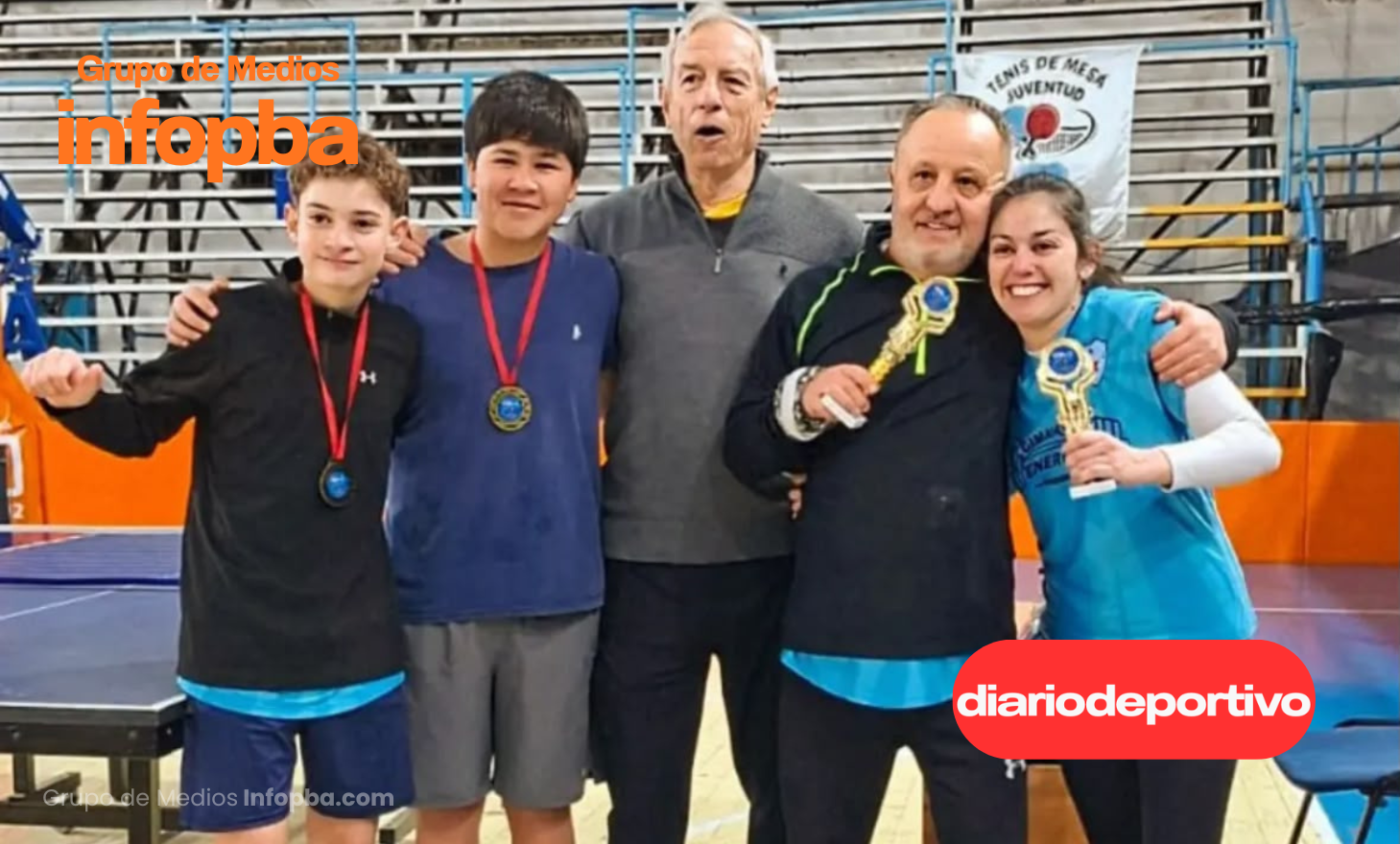 Juventud fue sede de un exitoso torneo de tenis de mesa con destacada participación regional