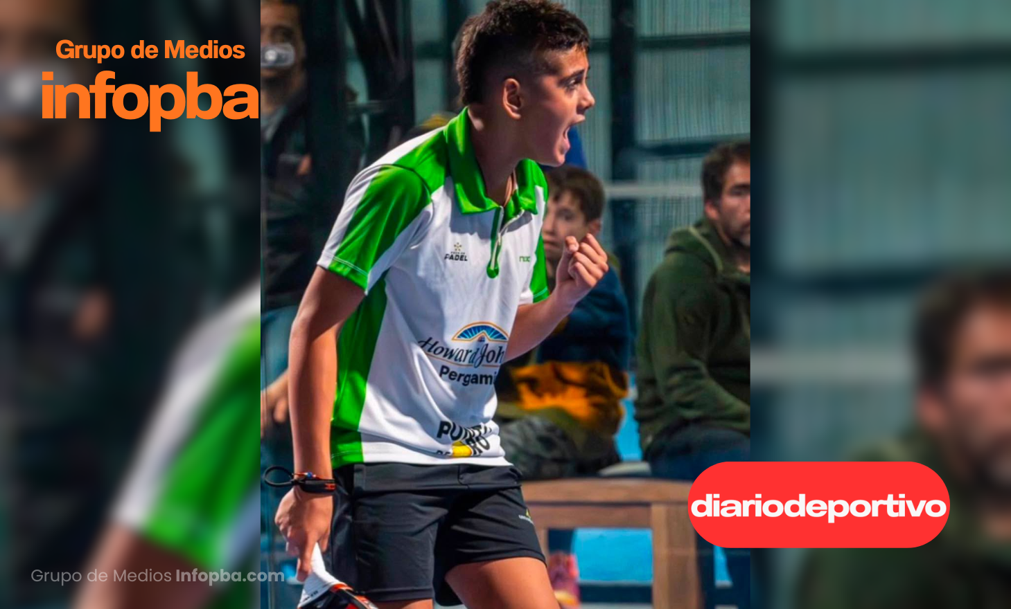 Vitto Benvenutto hizo historia en el pádel argentino: debutó en un circuito profesional con solo 12 años
